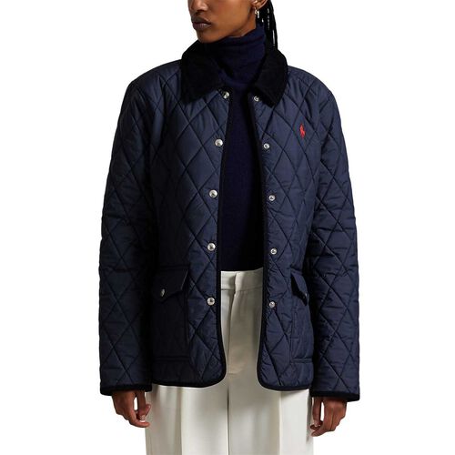 Polo Ralph Lauren Corduroy Trim Quilted Barn Jacket